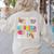 Maestra Spanish Teacher Back To School Maestra De Espanol Women's Sweatshirt Back Print Sand