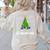 Math Geometry Christmas Tree Geometree Teacher Women's Sweatshirt Back Print Sand