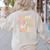 In My Math Teacher Era Retro Back To School Groovy Teacher Men Women Women's Sweatshirt Back Print Sand