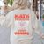 Math Teachers Love Brains Scary Halloween Men Women Women's Sweatshirt Back Print Sand