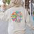 Math Is Tough But So Are You Back To School Math Teacher Kid Women's Sweatshirt Back Print Sand