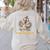 Mathemachicken Chicken Math Teacher Back To School Women's Sweatshirt Back Print Sand Mathemachicken Chicken Math Teacher Back To School Women's Sweatshirt Back Print Sand