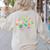 Meowcrobiology Cats Microbiology Science Teacher Women's Sweatshirt Back Print Sand Meowcrobiology Cats Microbiology Science Teacher Women's Sweatshirt Back Print Sand