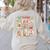 Merry And Bright Christmas Gingerbread Santa Book Teacher Women's Sweatshirt Back Print Sand Merry And Bright Christmas Gingerbread Santa Book Teacher Women's Sweatshirt Back Print Sand