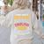 Middle School English Teacher Halloween Costume For Men Women Women's Sweatshirt Back Print Sand