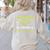 Middle School Teacher Halloween Costume Shirt Lazy Women's Sweatshirt Back Print Sand