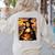 Mona Lisa Pumpkin Halloween Art Teacher Witchy Women Kids Women's Sweatshirt Back Print Sand