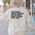 Montessori Helvetica Education Teacher Women's Sweatshirt Back Print Sand Montessori Helvetica Education Teacher Women's Sweatshirt Back Print Sand