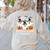 Multilingual Learner Teacher Spooky Halloween ESL Teacher Women's Sweatshirt Back Print Sand