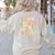 In My Music Teacher Era Retro Back To School Musician Band Men Women Women's Sweatshirt Back Print Sand