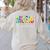 Music Teacher Tie Dye Appreciation Day Hello Back To School Men Women Women's Sweatshirt Back Print Sand