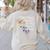 Music Teacher Women's Sweatshirt Back Print Sand Music Teacher Women's Sweatshirt Back Print Sand