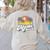Myrtle Beach South Carolina Retro 70s Vintage Vacation Women's Sweatshirt Back Print Sand