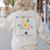 Neurodiversity Is Out Of This World Space Autism Teacher Women's Sweatshirt Back Print Sand