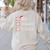 Nice Naughty Teacher Christmas List Instructor Santa Claus Men Women Women's Sweatshirt Back Print Sand