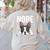 Nope Boston Terrier Puppy Dog Bostie Lover Men Women Girls Kids Women's Sweatshirt Back Print Sand