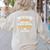 Not Superhero But Middle School Teacher For Men Women Women's Sweatshirt Back Print Sand