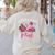 In October We Wear Pink Apple Teacher Daisy Breast Cancer Women's Sweatshirt Back Print Sand In October We Wear Pink Apple Teacher Daisy Breast Cancer Women's Sweatshirt Back Print Sand
