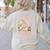 Oink Baa Moo Field Trip Squad Teacher Students Matching Women's Sweatshirt Back Print Sand Oink Baa Moo Field Trip Squad Teacher Students Matching Women's Sweatshirt Back Print Sand