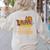 One Thankful Sped Teacher Cute Thanksgiving Women Women's Sweatshirt Back Print Sand