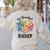 One Thankful Teacher Turkey Pencil Thanksgiving Teachers Women's Sweatshirt Back Print Sand One Thankful Teacher Turkey Pencil Thanksgiving Teachers Women's Sweatshirt Back Print Sand