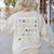 Outer Space Alphabet Kindergarten Teachers 1st Day Of School Women's Sweatshirt Back Print Sand
