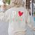 P Is For Preschool Teacher Student Back To School Women's Sweatshirt Back Print Sand P Is For Preschool Teacher Student Back To School Women's Sweatshirt Back Print Sand