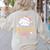 Pajama Day School Spirit Week Fun Cloud Teacher Women's Sweatshirt Back Print Sand