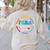 PARA Dream Team Teacher Paraprofessional Paraeducator Women's Sweatshirt Back Print Sand