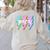Para Squad Paraprofessional Teacher Lightning Bolt Women's Sweatshirt Back Print Sand Para Squad Paraprofessional Teacher Lightning Bolt Women's Sweatshirt Back Print Sand