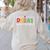 Paras Make It Possible Teacher Paraprofessional Paraeducator Women's Sweatshirt Back Print Sand