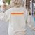 PE TEACHER Job Title Profession Birthday Worker Idea Women's Sweatshirt Back Print Sand