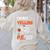 PE Teacher Voice PE Teacher School Fitness Class Women's Sweatshirt Back Print Sand