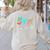 Peace Love Art Painting Palette Art Teacher Women's Sweatshirt Back Print Sand Peace Love Art Painting Palette Art Teacher Women's Sweatshirt Back Print Sand