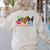 Peace Love Boston Terrier Tie Dye Dog Lover For Men Women Girls Kids Women's Sweatshirt Back Print Sand