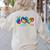 Peace Love Physical Education Tie Dye Sports PE Teacher Women's Sweatshirt Back Print Sand Peace Love Physical Education Tie Dye Sports PE Teacher Women's Sweatshirt Back Print Sand