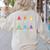 Periodic Elements Chemistry Lovers Science Teacher Women's Sweatshirt Back Print Sand
