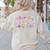 Pre-K Back To School Teachers Kids 1st Day Of School Women's Sweatshirt Back Print Sand