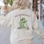 Pre K Grade Teacher Frog Back To School Preschool Women's Sweatshirt Back Print Sand