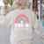 Pre-K Teacher Cute Pre Kindergarten For Teachers Rainbow For Men Women Kids Women's Sweatshirt Back Print Sand Pre-K Teacher Cute Pre Kindergarten For Teachers Rainbow For Men Women Kids Women's Sweatshirt Back Print Sand