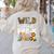 Pre-k Teacher Kids Back To School Wild About Pre-k Women's Sweatshirt Back Print Sand Pre-k Teacher Kids Back To School Wild About Pre-k Women's Sweatshirt Back Print Sand