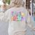 Preppy Seventh Grade Back To School 7th Grade Teachers Girls Women's Sweatshirt Back Print Sand Preppy Seventh Grade Back To School 7th Grade Teachers Girls Women's Sweatshirt Back Print Sand
