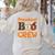 Preschool Boo Crew Halloween Teachers Students Costume Women's Sweatshirt Back Print Sand