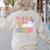 Preschool Boo Crew Preschool Teacher Student Halloween Women's Sweatshirt Back Print Sand