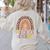 Preschool Crew Cute Leopard Rainbow Back To School Teachers Women's Sweatshirt Back Print Sand Preschool Crew Cute Leopard Rainbow Back To School Teachers Women's Sweatshirt Back Print Sand