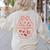 Preschool Pre-K Is My Jam Strawberry Girl Teacher Kids Women's Sweatshirt Back Print Sand