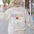 Preschool Squad Preschool Teacher Student Women's Sweatshirt Back Print Sand Preschool Squad Preschool Teacher Student Women's Sweatshirt Back Print Sand