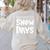 Proud Supporter Of Snow Days Teacher Christmas Men Women Women's Sweatshirt Back Print Sand