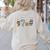 Punctuation English Grammar Teacher Back To School Women's Sweatshirt Back Print Sand