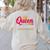 Queen Of The Classroom Teacher Women's Sweatshirt Back Print Sand